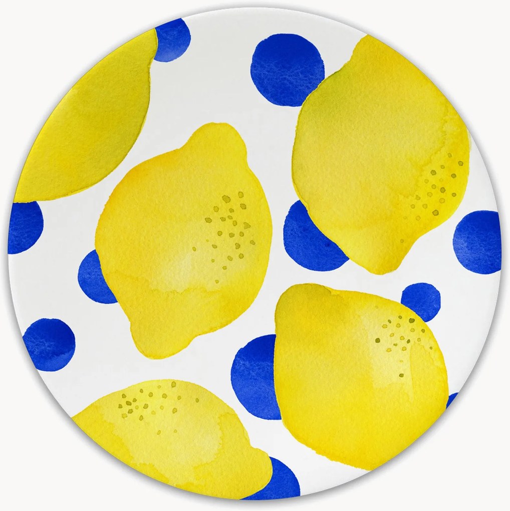 Piatto da dessert Lemon & Dots