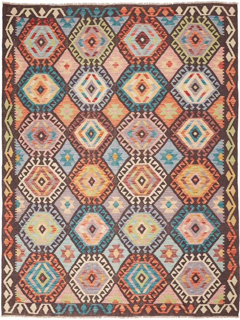 Kilim Tappeto 230x180 (Pakistan) Tessuto A Mano