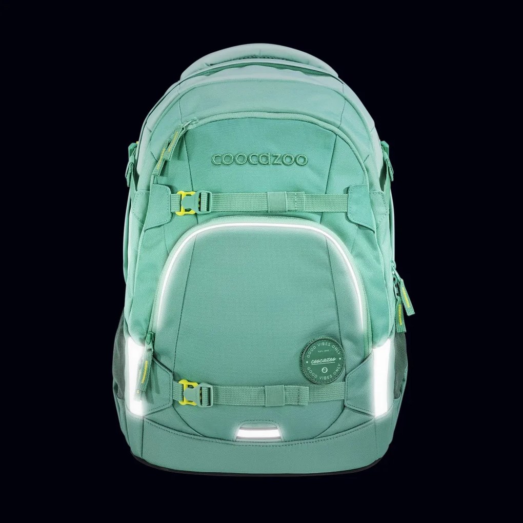 Zaino scuola coocazoo MATE, All Mint, certificato AGR