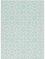 Tapete Knot Garden v. Osborne & Little - Eau de Nil/ Ivory