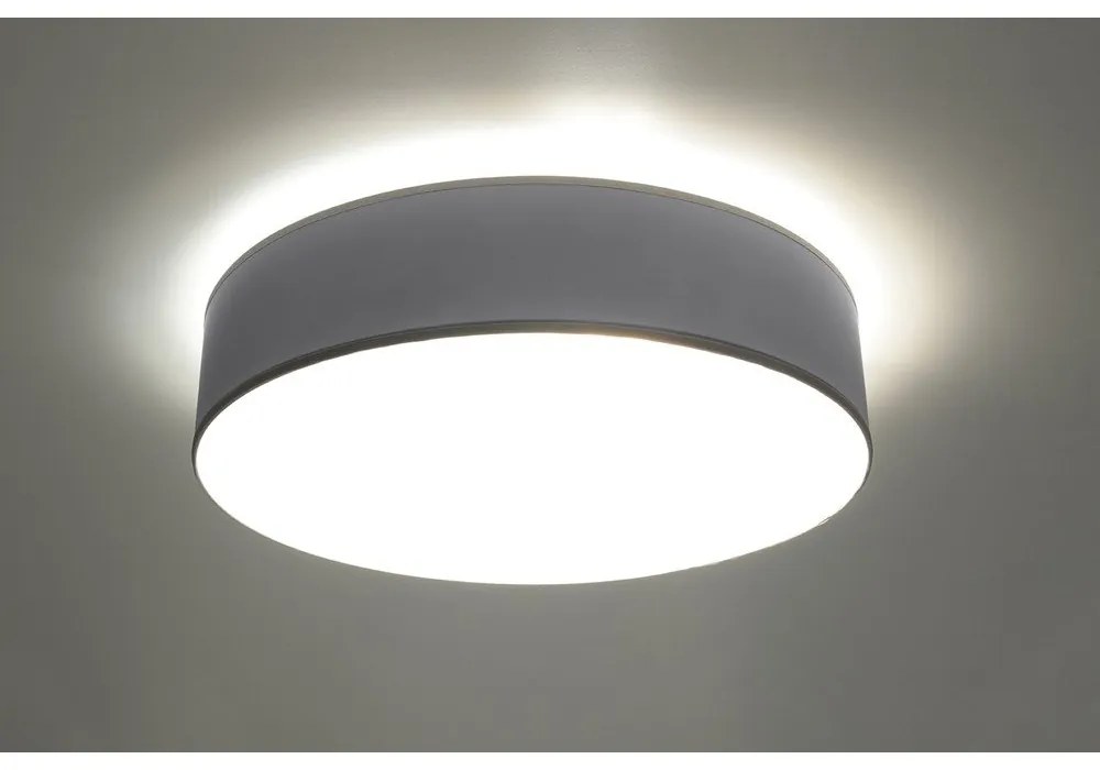 Plafoniera argentata ø 55 cm Atis – Sollux