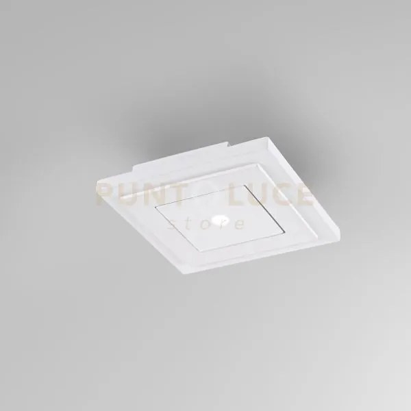 Gfa1400- faretto ad incasso a led 3000k 813lm 11w in gesso bianco d...