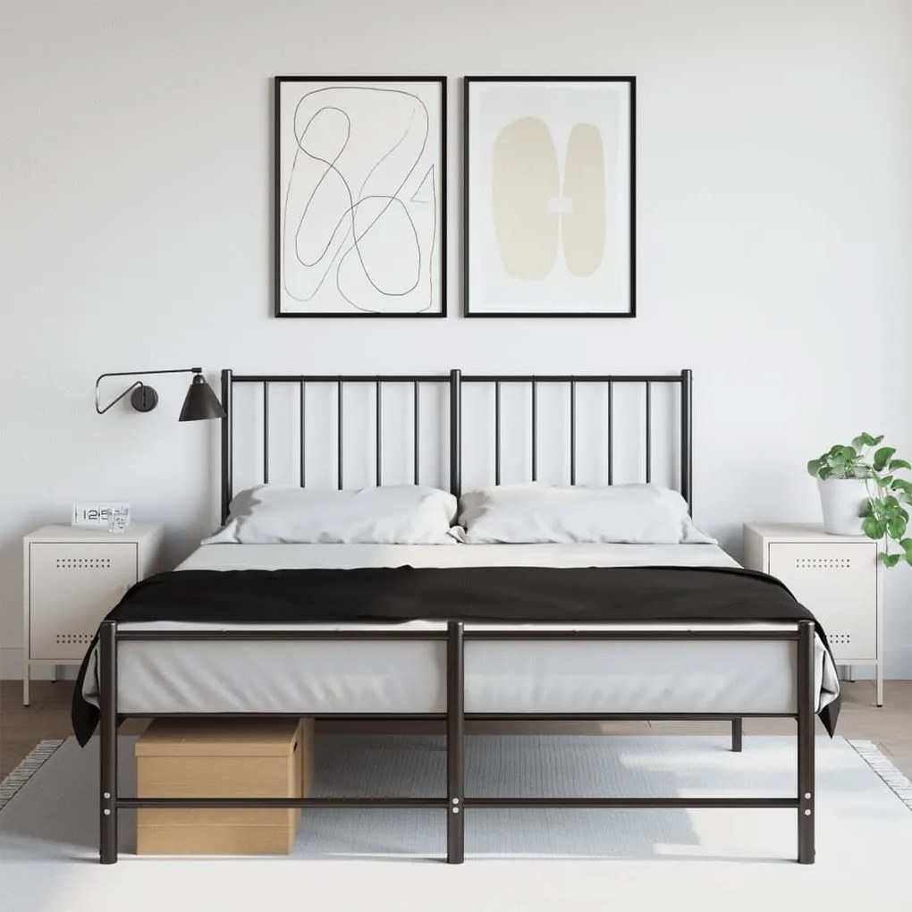 Comodini 2 Pz Bianchi 36x39x50,5 Cm İn Acciaio /