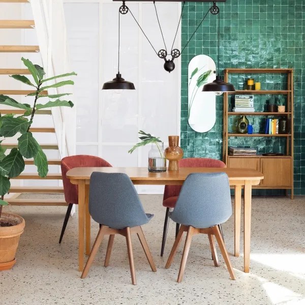 Atmosphera - Specchio da parete SELENA 112x40 cm nero