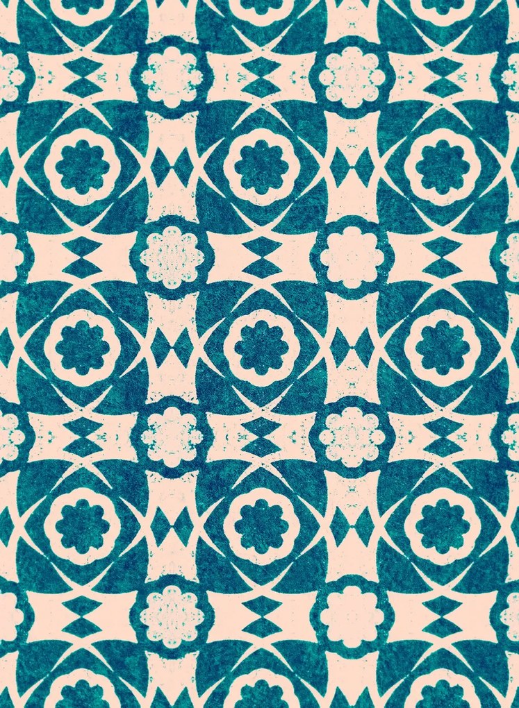 Mindthegap Carta da parati Aegean Tiles - red
