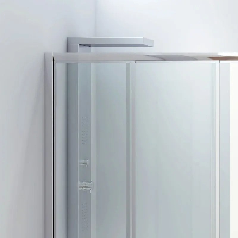 Box doccia per vasca 140x90cm apertura a scorrimento P2000S - KAMALU