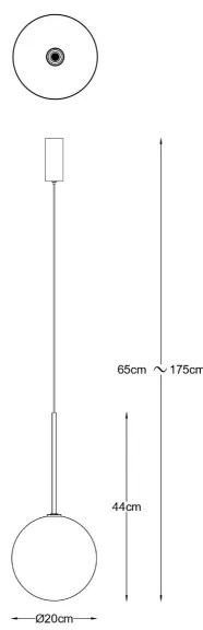 Zuma Line P0606-01B-2GAC - Lampada a sospensione con cavo MILAN 1xG4/2W/230V dorata