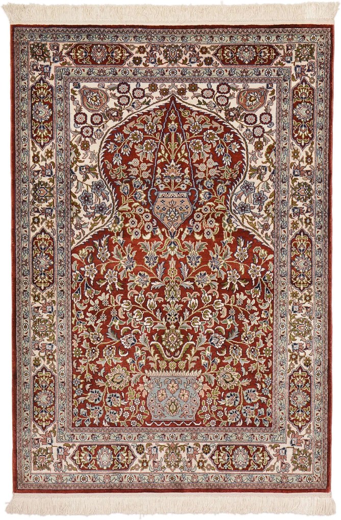 Ghom Tappeto orientale 80x120 (Cina) Annodato A Mano