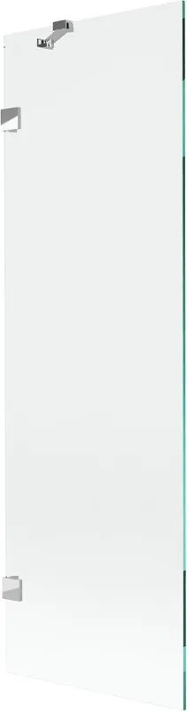 Mexen Lunar paravento da bagno a 1 anta 60 x 150 cm, trasparente, cromato - 897-060-000-01-00