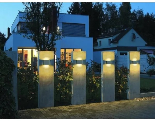 LED2 - Applique LED da esterno FLAT 2xLED/5W/230V IP65