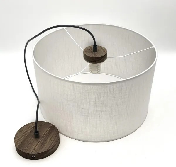 Brilagi - LED Lampadario a cavo ANTHONY 1xE27/60W/230V rovere/noce/bianco