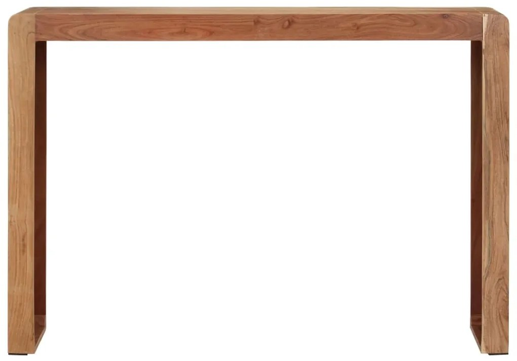 Tavolo consolle 110x30x76 cm in legno massello di acacia