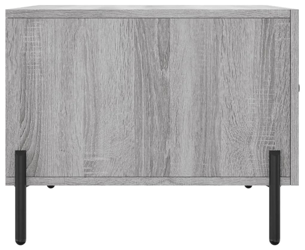Tavolino da Salotto Grigio Sonoma 50x50x40 cm Legno Multistrato
