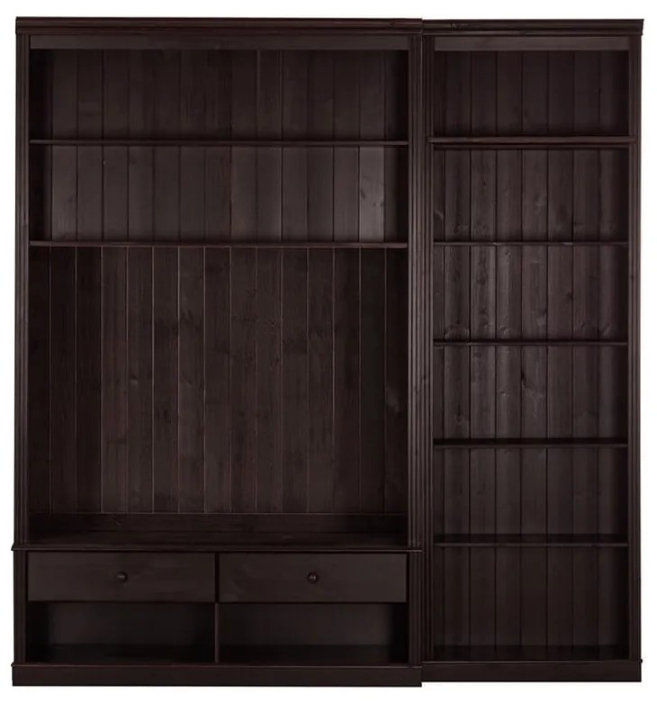 Televisore marrone in legno di pino 214x223 cm Anita - Støraa