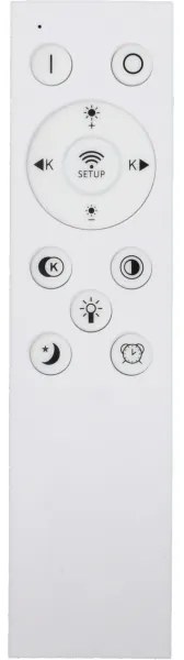 Fulgur s-43040-LED Lampada dimmerabile NOMY-RC LED/40W/230V 3000/4000/6500K IP40 nera + telecomando