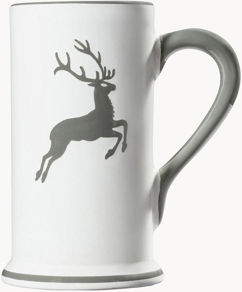 Boccale birra fatto a mano Grauer Hirsch