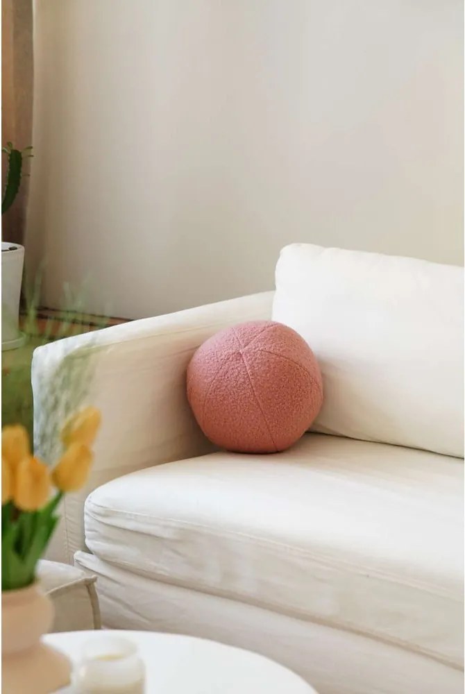 Cuscino decorativo in bouclé ø 20 cm Top – Mioli Decor