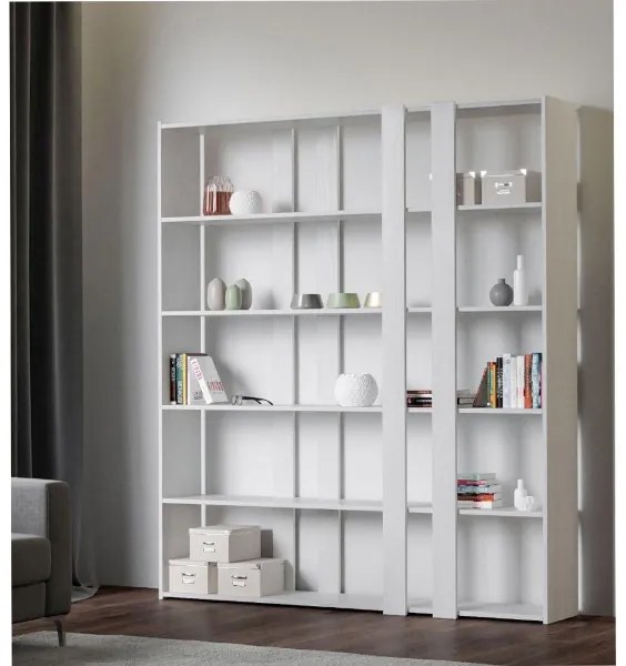 Composizione A Kato 6R 2 fianchi 4 fasce lunghe BIANCO FRASSINO