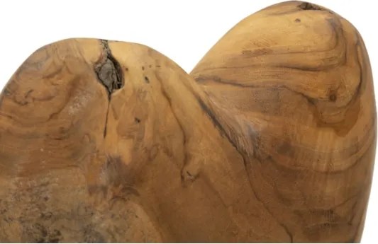 Scultura Dobu In Teak Riciclato Cm 20X12X37 (Pezzi Unici - Non Rip. In Serie)