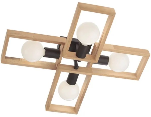 Redo 01-1969 - Plafoniera TIMBER 4xE27/42W/230V
