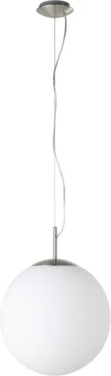 Eglo 63269 - Lampadario a sospensione con cavo PIEDALE 1xE27/60W/230V Ø 35 cm cromo opaco