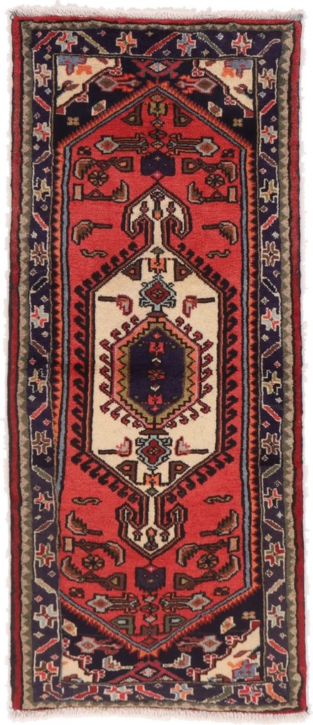 Hamedan Tappeto persiano 60x150 (Iran) Annodato A Mano