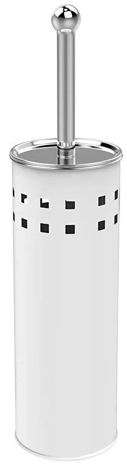 Aqualine - Scopino da terra SIMPLE LINE bianco/cromo lucido