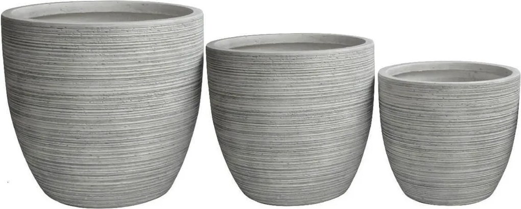 NURIA - set di 3 vasi