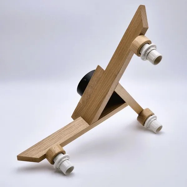 Plafoniera ANTONIO 3xE14/40W/230V rovere