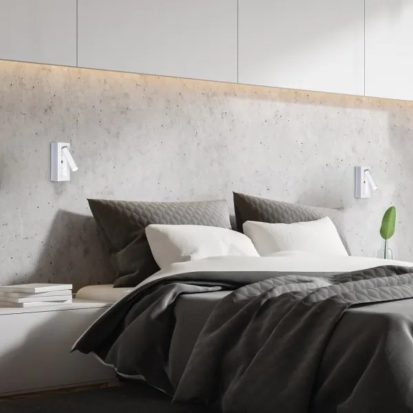 Rabalux 71286 - Luce Spot da parete a LED GELLO LED/4W/230V bianco