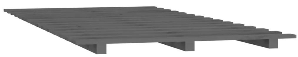 Giroletto grigio 90x190 cm in legno massello di pino