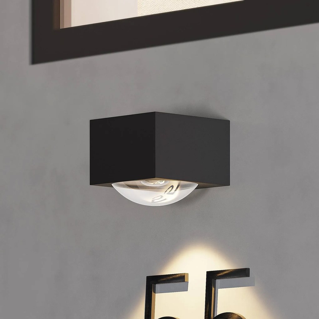 Lucande Almos applique LED esterni angolare 1 luce