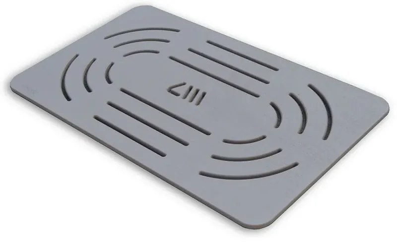 Pedana antiscivolo in legno 96 x 58 ideale per piatto 120 x 70/80 tortora
