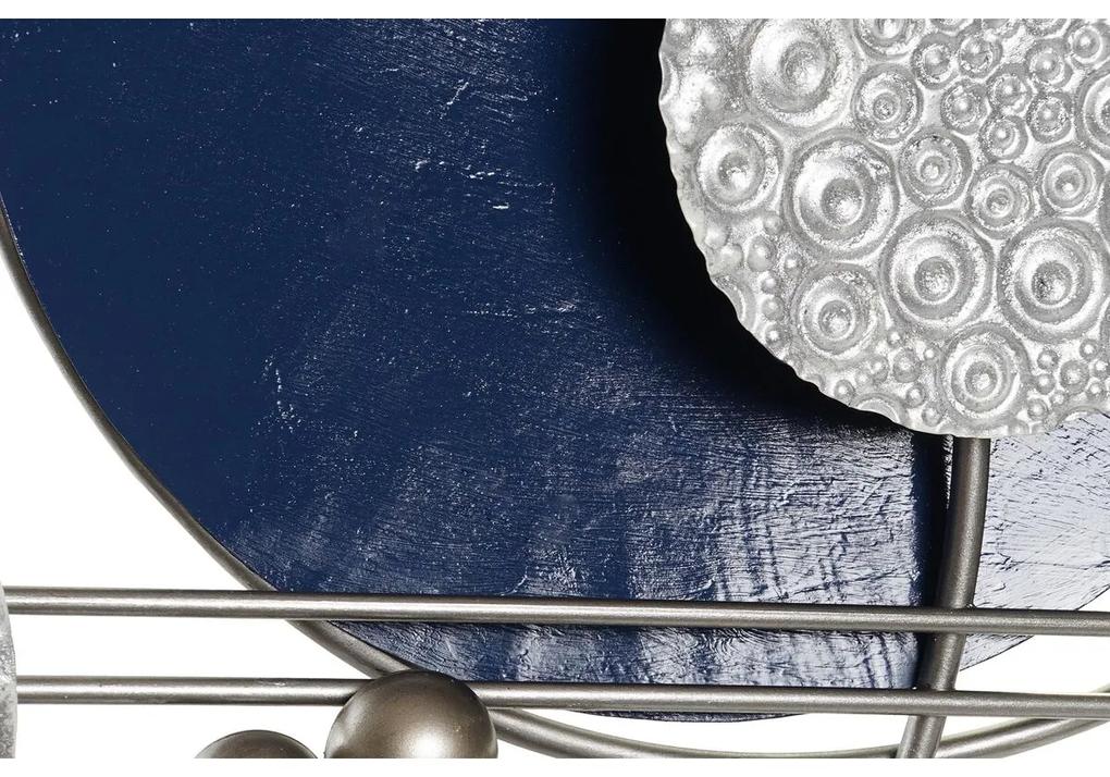 Decorazione da Parete DKD Home Decor Grigio Azzurro Metallo Moderno (88,3 x 7,6 x 60 cm)