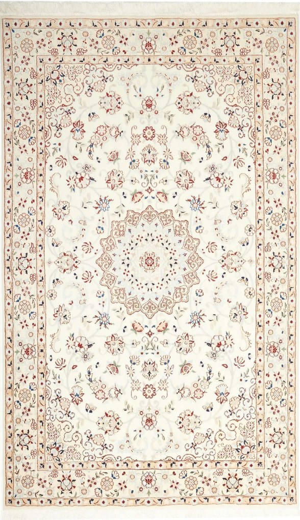 Nain Tappeto persiano 130 x 210 Beige (Iran) Annodato A Mano