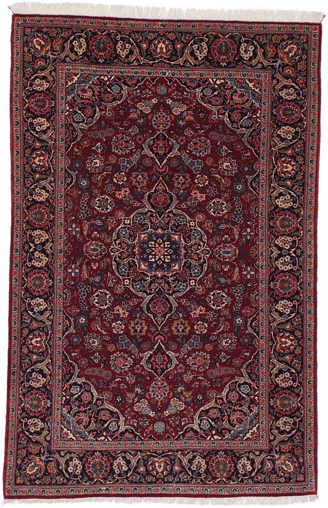 Kashan Tappeto persiano 210 x 130 (Iran) Annodato A Mano