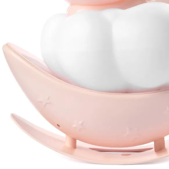 ONLI - LED Lampada notturna ricaricabile per bambini NUVOLINA LED/2,5W/5V orso/rosa