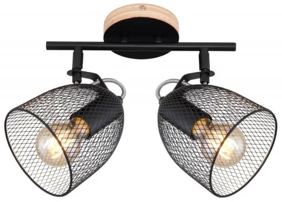 Globo 54034-2 - Faretto JOSINA 2xE27/60W/230V