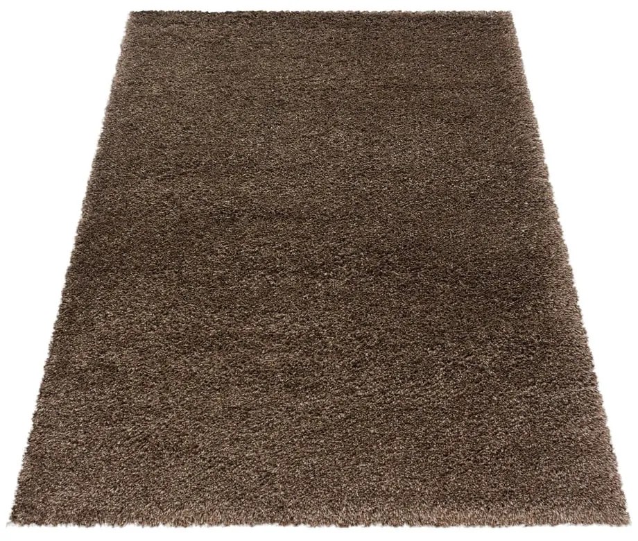 Tappeto marrone scuro 80x150 cm Fluffy - Ayyildiz Carpets