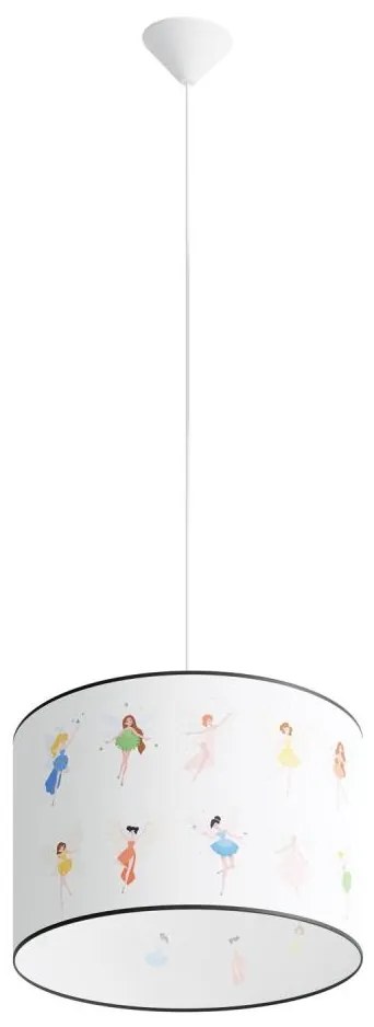 Sollux SL.1417 - Lampadario a sospensione per bambini FAIRY 1xE27/15W/230V diametro 40 cm