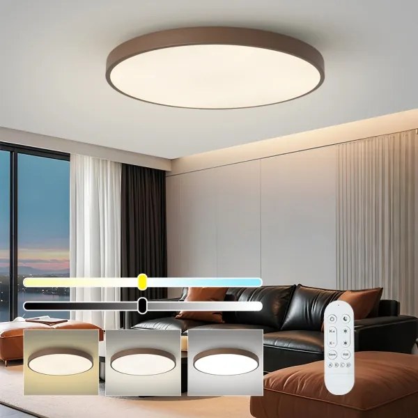 Brilagi-LED corpo illuminante dimmerabile POOL SMART LED/128W/230V 100 cm Wi-Fi Tuya + telecomando, marrone