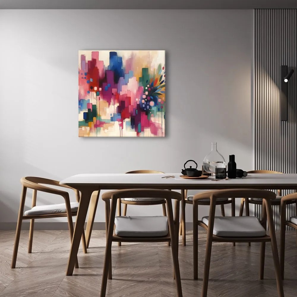 Quadro su tela – Fiori in astrazione moderna