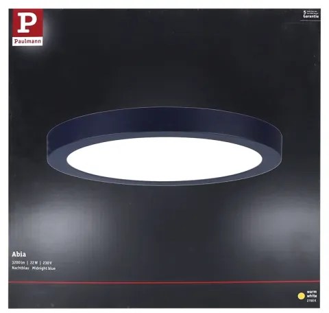 Paulmann 70986  - LED/22W Plafoniera ABIA 230V blu scuro