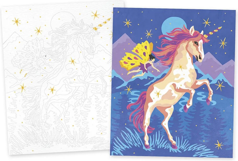 Atelier per bambini maxi - Pittura con i numeri - Unicorni