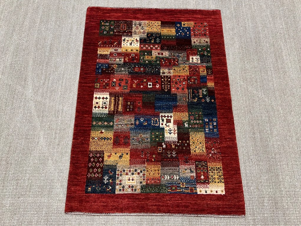 Loribaft Tappeto 130 x 90 (Iran) Annodato A Mano