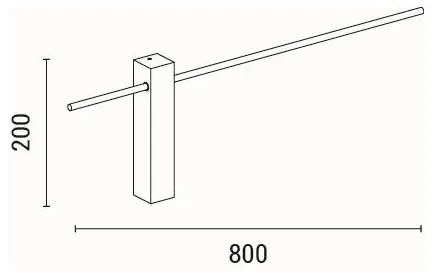 Applique a LED LED/10W/230V 3000K