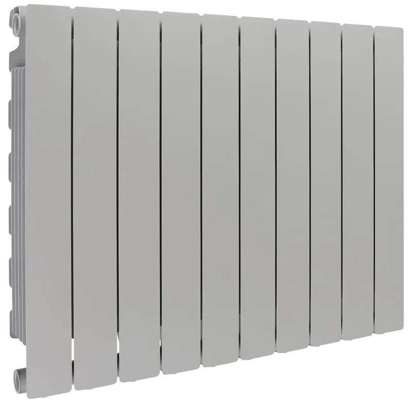 Termosifone in alluminio 10 elementi interasse 600 mm PRODIGE MODERN silver