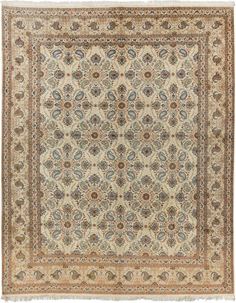 Kashan Tappeto 290x400 (Iran) Annodato A Mano