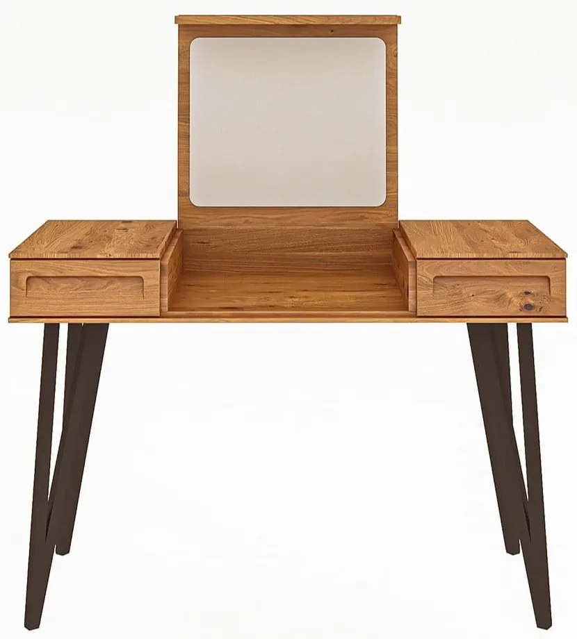 Tavolo da toeletta in rovere 120x53 cm Golo - The Beds