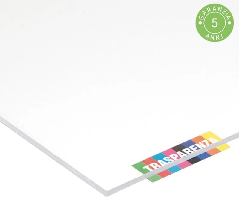 Vetro acrilico stirene acrilonitrile (SAN) trasparente 100 cm x 100 cm, Sp 6 mm